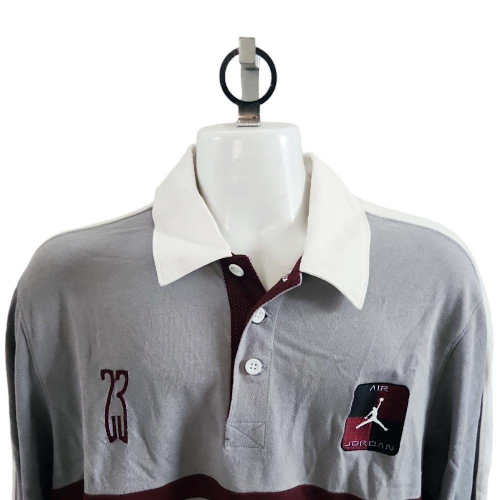 Jordan Jumpman 20th Anniversary 1985-2005 VTG Men's Polo Sweatshirt Size XXL - Picture 5 of 15